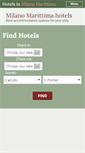 Mobile Screenshot of hotelmilano-marittima.com